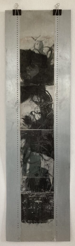 ente R. Andersen, Transformation, 144 x 39, transparent-folie-print på Zinkplade